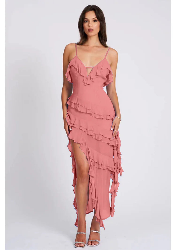 V flounder dress