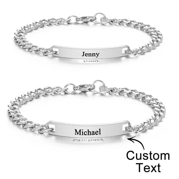 Engraved Bracelet Set