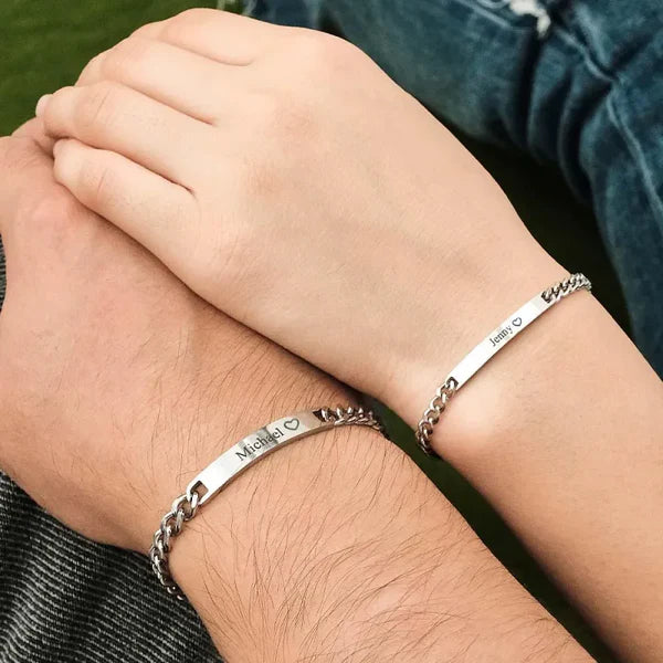 Engraved Bracelet Set
