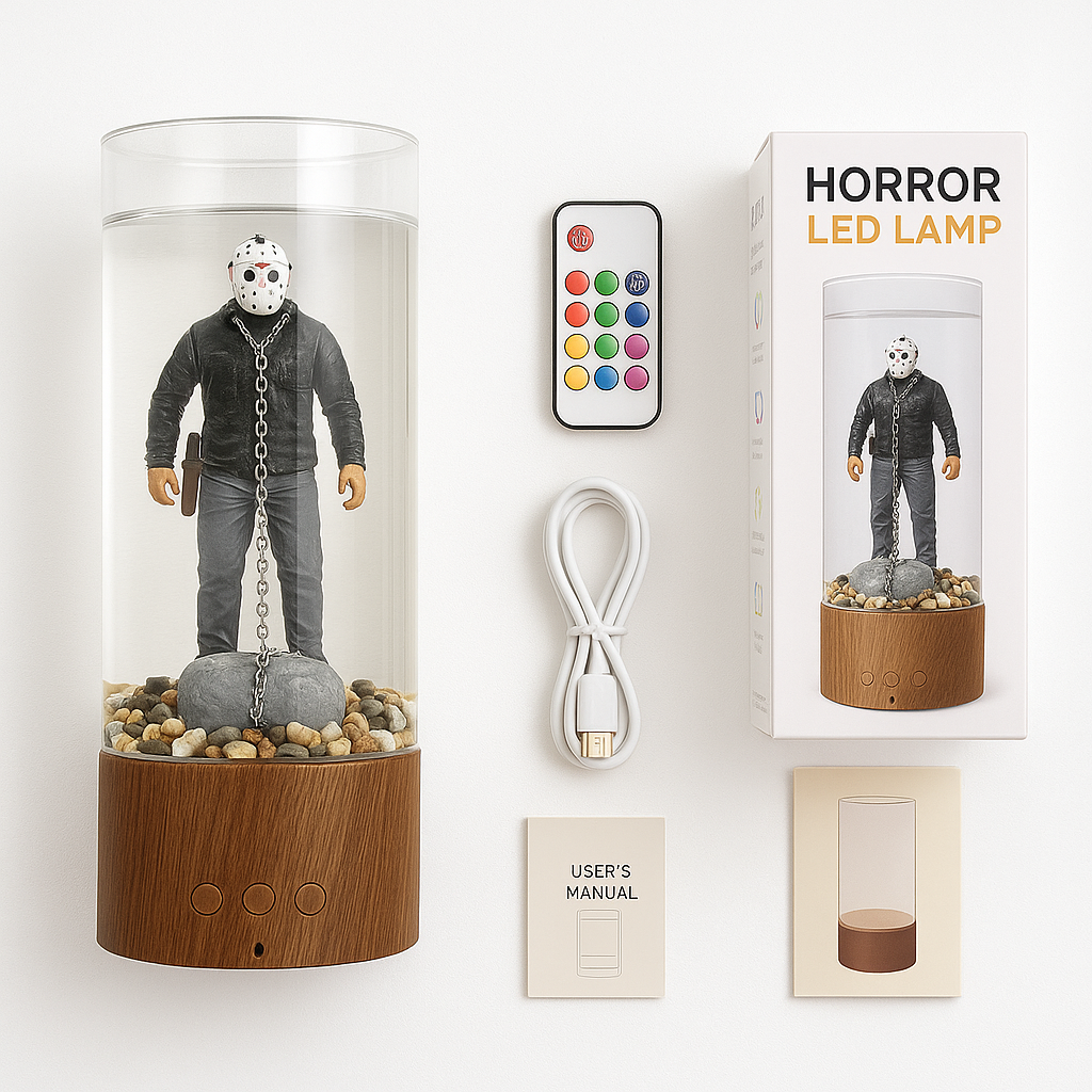 Jason Voorhees Rotating Lamp