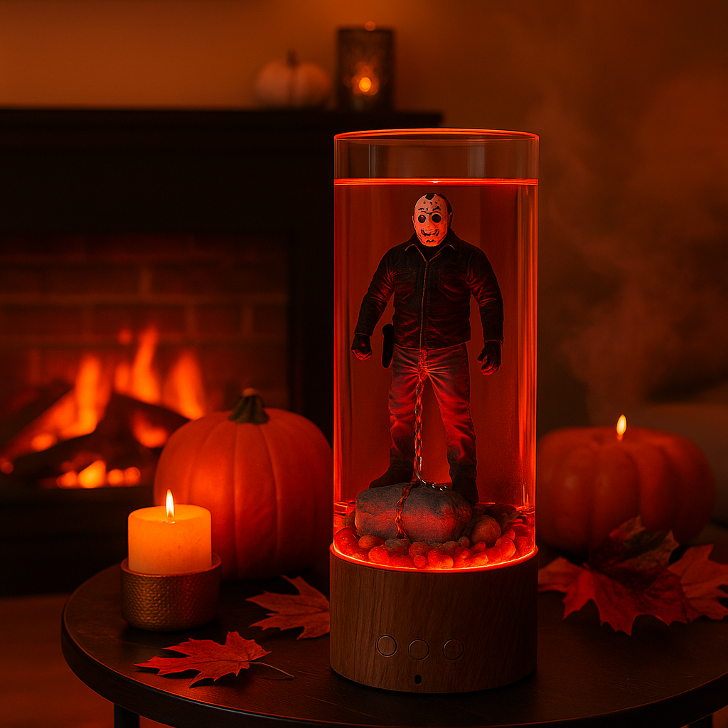 Jason Voorhees Rotating Lamp
