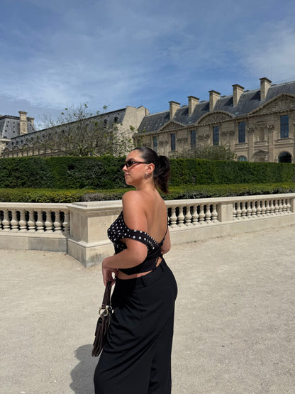 PolkaDrape™ Asymmetrical Top