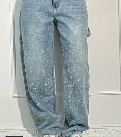 The Airy Rhinestone Jeans
