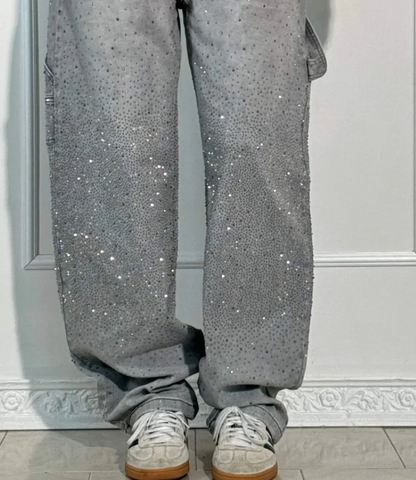 The Airy Rhinestone Jeans