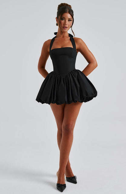 FlareBubble™ Backless Mini Dress